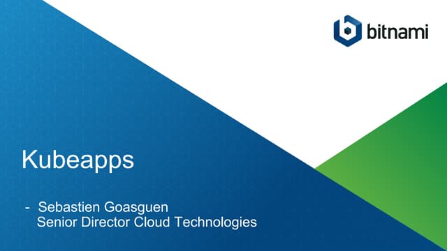 Deploying containerized applications with Kubeapps