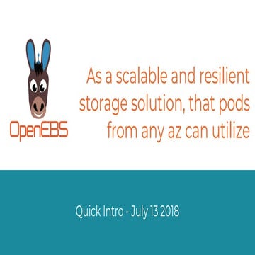 Deploying OpenEBS with Availability Zones