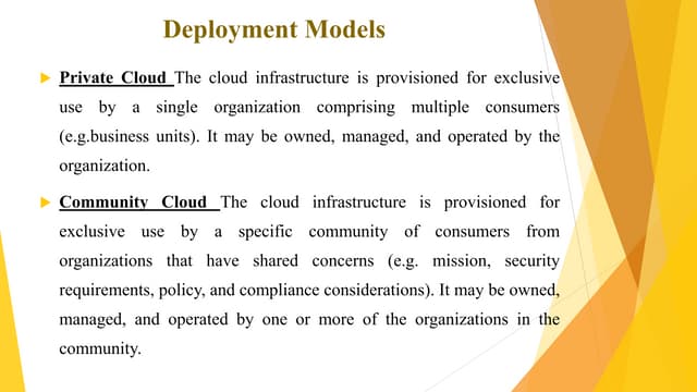 Deployment Models-Internet of things Materials