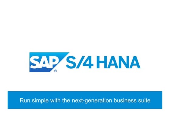 Deploy s4 hana