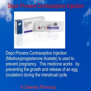 Depo Provera Contraceptive Injection