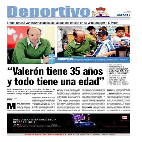 Ceip do Pindo: Encontro con Lotina, o adestrador do Deportivo 