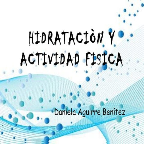 Deporte e hidratacion