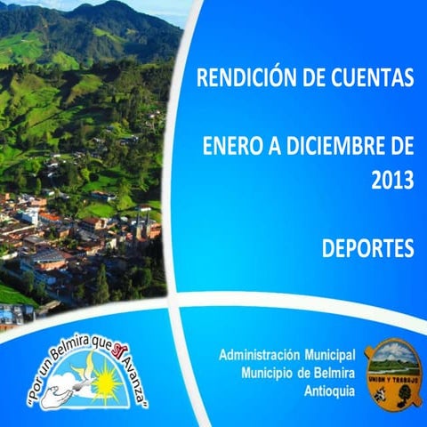 Informe de Gestión 2013 - Deportes