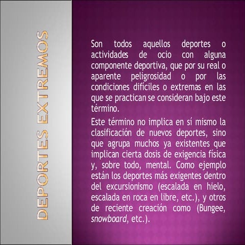 Deportes extremos 1 | DOCX