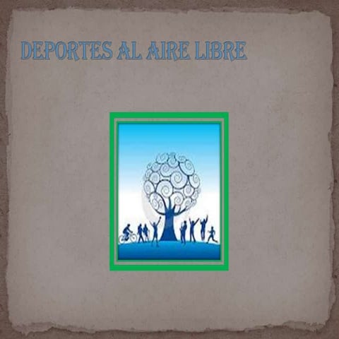 Deportes al aire libre