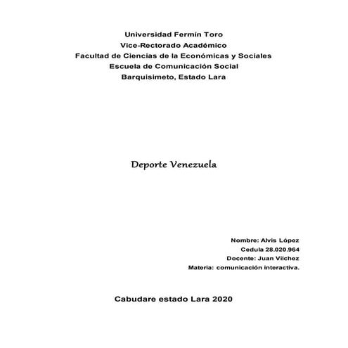 Deporte venezuela