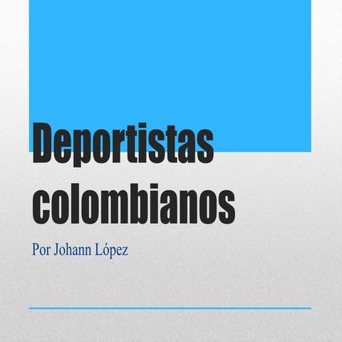 Deporte en Colombia