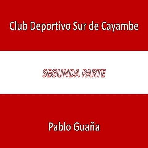 DEPORTIVO SUR DE CAYAMBE II