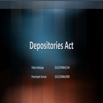 Depositories Act Presentation.pptx