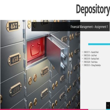 Depository system.pptx FOR BBA AND MBA STUDENTS | PPTX