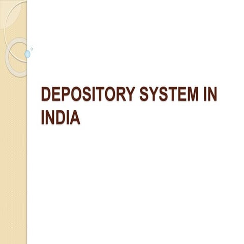 Depository system