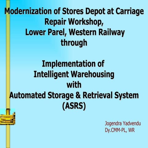 Depot Modernisation   Parel   Wr
