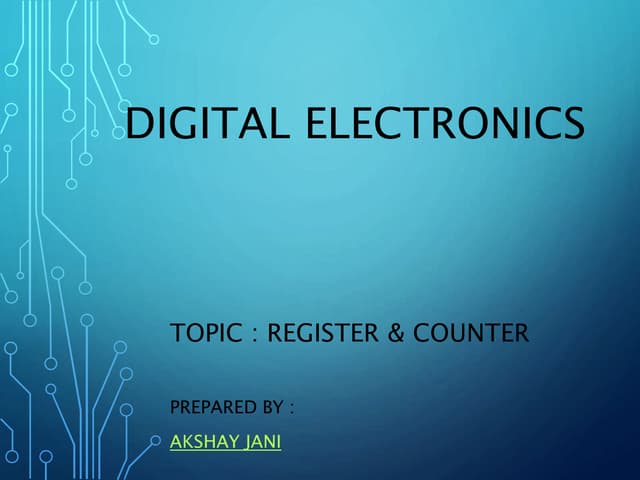 digital electronics | PPTX