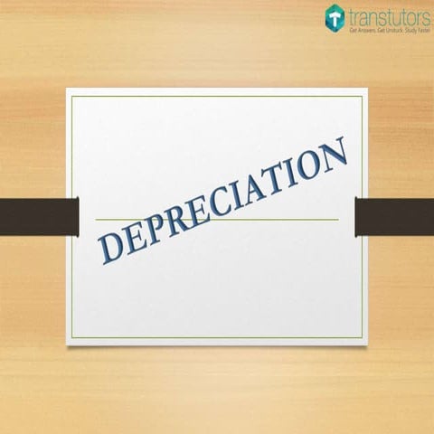Depreciation | Accounting