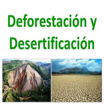 Depredacion contaminacion desertificacion calentamiento.