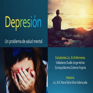 La Depresión - lo que debemos conocer de este problema de salud mental