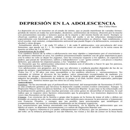Depresionadolescencia clelia