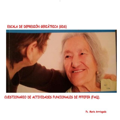 Depresion en el Adulto Mayor, Por Mario Arriagada