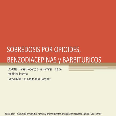 sobredosis por opioides
