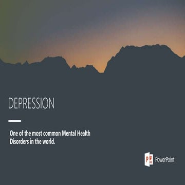 mental health first aid powerpoint presentation | PPTX