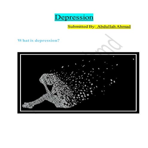 Depression  by  Abdullah Ahmad