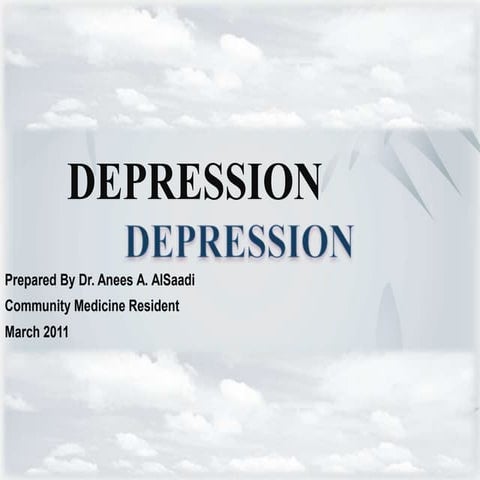 Depression dayrelease presentation