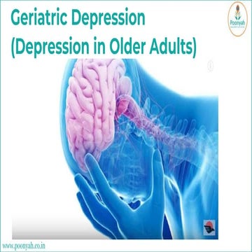 Depression In Elderly