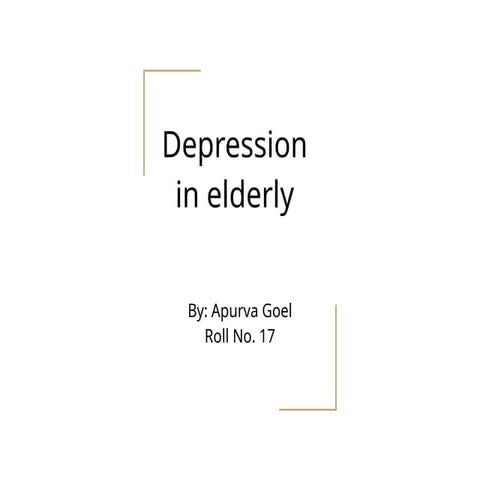 Depression in elderly very informative .pptx