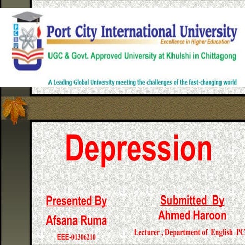Depression powerpoint