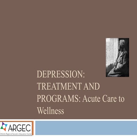 ARGEC Depression Treatment and Programs