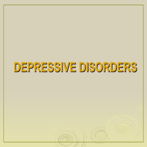 Depressive Disorders from DSM 5 TR .PPT