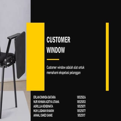 Deseain Produk Mekanik - Customer Windows | PDF