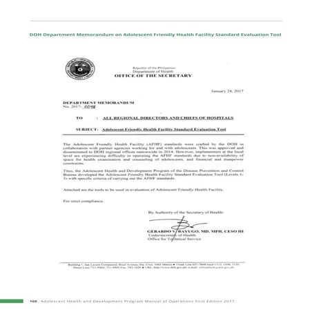 Department of Health Dept-Memo-2017-0098 | PDF