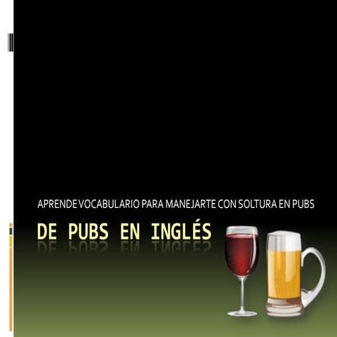 De pubs en inglés