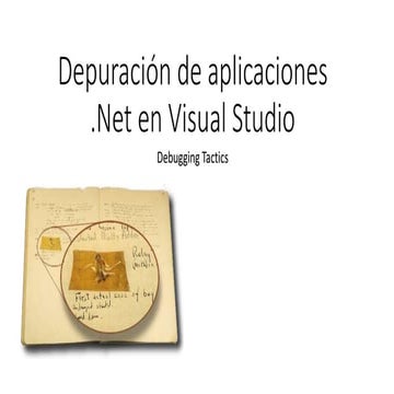 Depuración de aplicaciones en visual studio