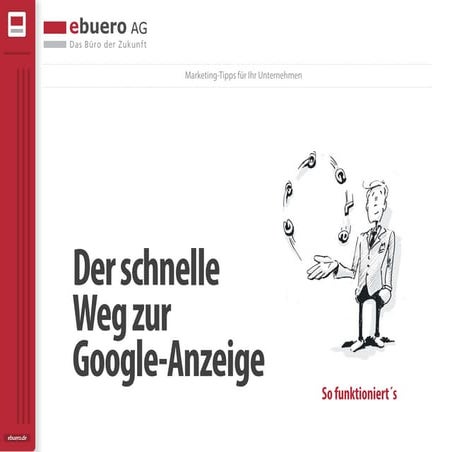 Der schnelle Weg zur Google-Anzeige 