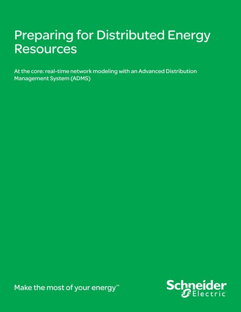 Preparing for Distributed Energy Resources