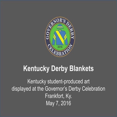 Kentucky Derby Celebration picnic table horse blankets
