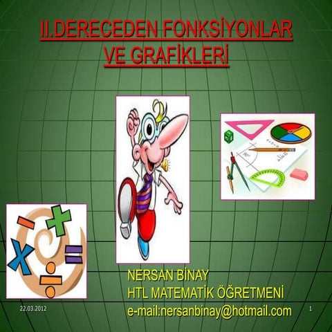 ıı.Dereceden fonsiyon grafiği wi̇zi̇q