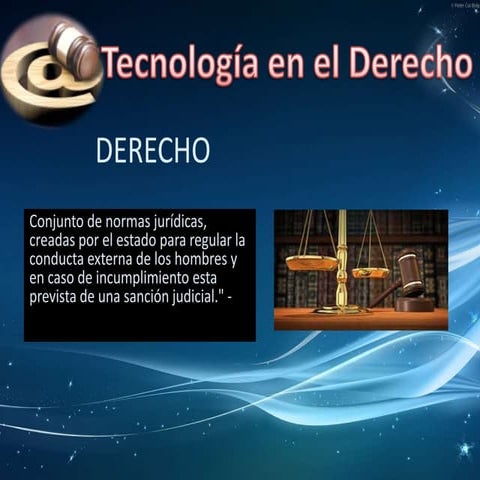Derecho y Tecnologia