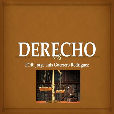 La carrera de derecho | PPTX