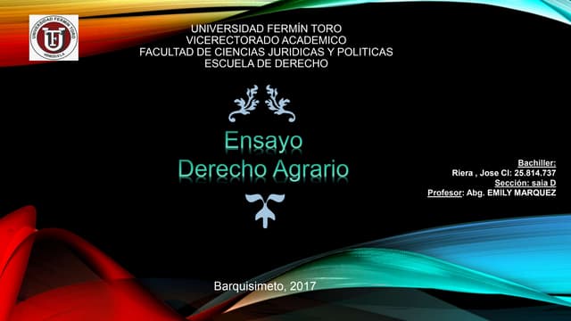 Derecho agrario
