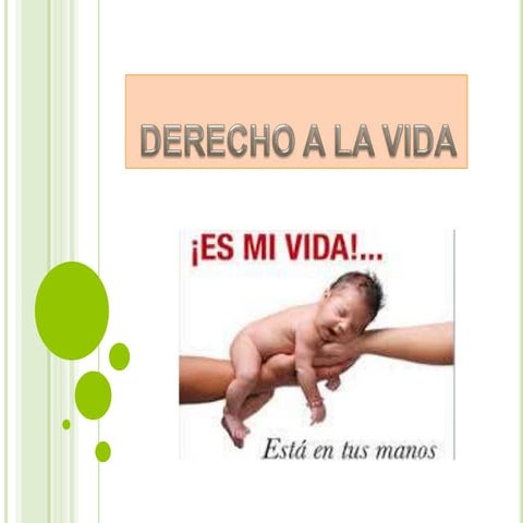 Derecho a la vida 