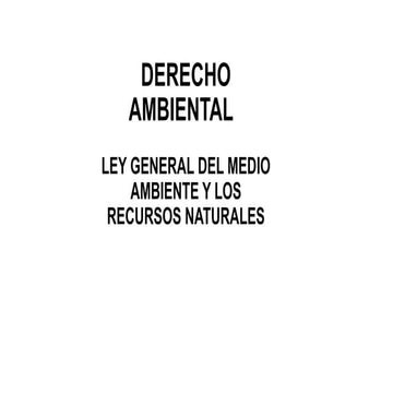 DERECHO AMBIENTAL DE LA REPUBLICA DE NICARAGUA .pptx