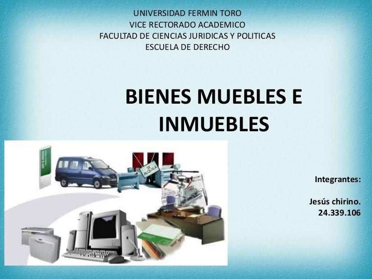Derecho Civil Bienes Muebles e Inmuebles