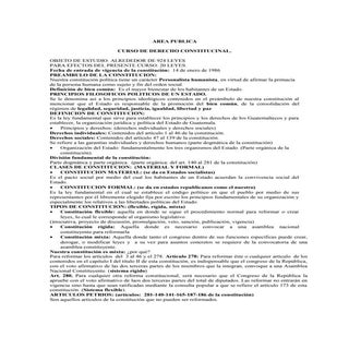 Derecho constitucional