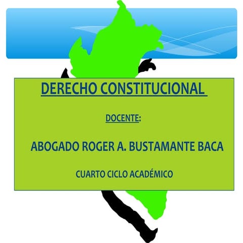 Derecho constitucional 