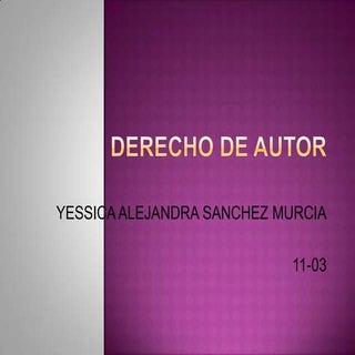 Derecho de autor