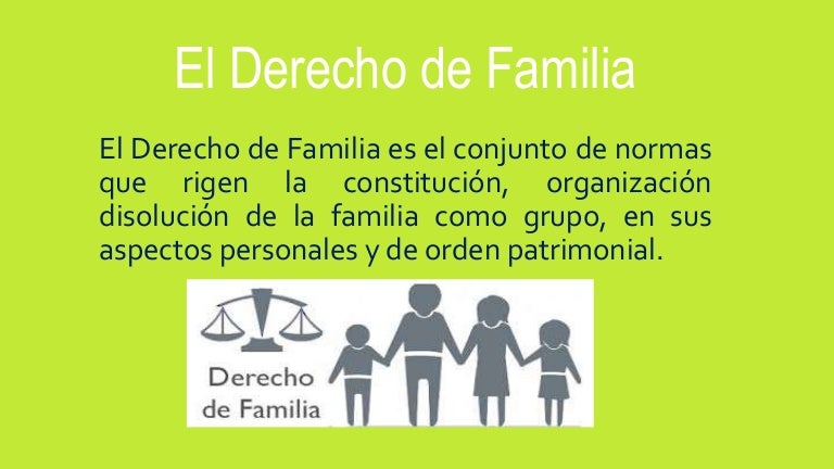 Derecho de familia